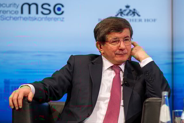 Davutoğlu at the 50th Munich Security Conference in 2014