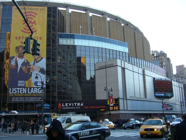 Madison Square Garden is home to the Rangers and Knicks, and hosts some Liberty games
