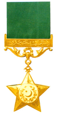 The Nishan-e-Haider (lit. Order of Lion). Nine out of Ten Army personnel have been posthumously honored.