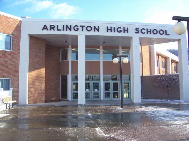 Front of the school
