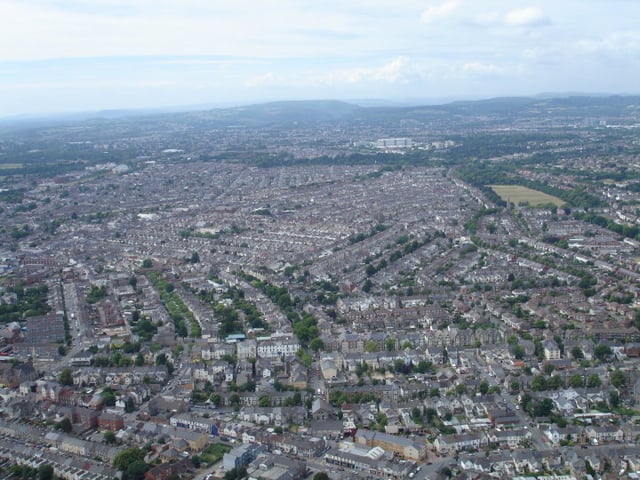 Residential areas of northern Cardiff