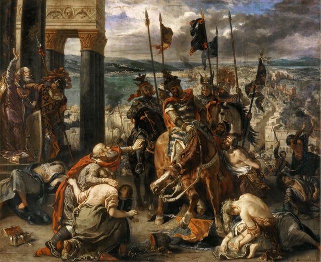 The Entry of the Crusaders into Constantinople, by Eugène Delacroix (1840)