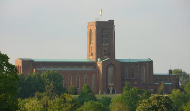 Guildford Cathedral, designed by Edward Maufe.