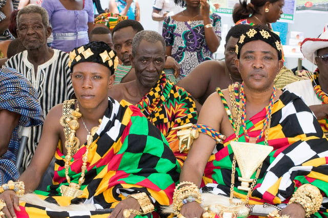 Traditional chiefs in Ghana in 2015