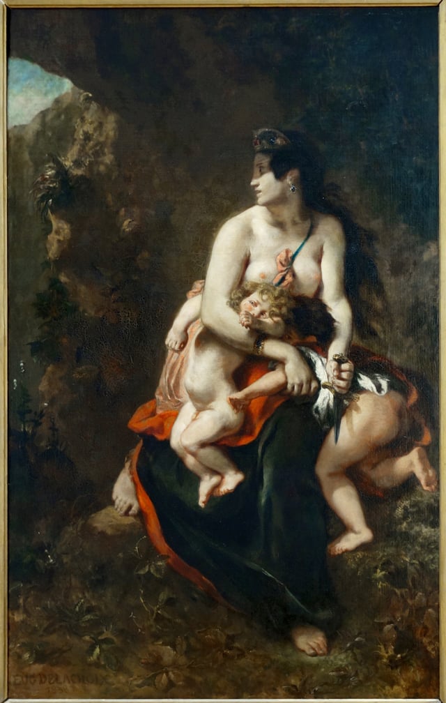 Medea about to Kill Her Children