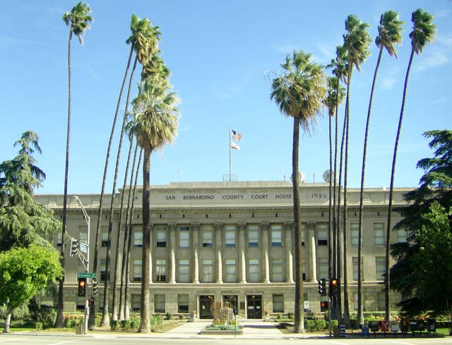 San Bernardino County Court House, built in 1926.