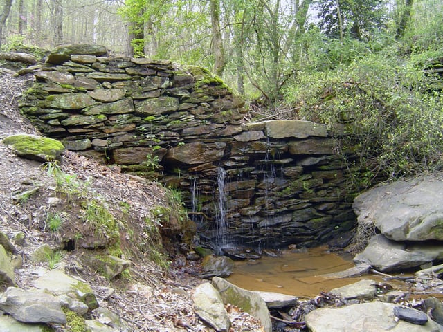 Ruins of the paper mill at Sope Creek