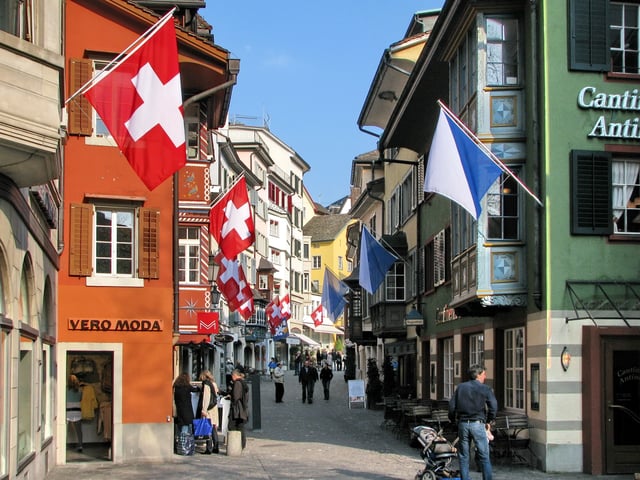 Augustinergasse in the old town