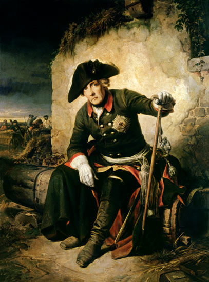 Frederick after the Battle of Kolin, by Julius Schrader