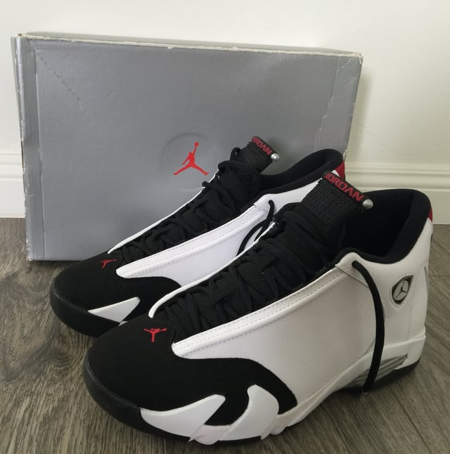 Nike Air Jordan XIV, (Black Toe Colorway)