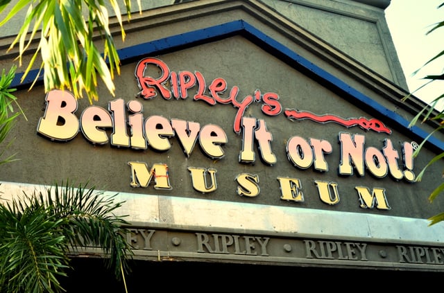 Ripley's Believe It Or Not museum at Innovative Film City in Bangalore, India.