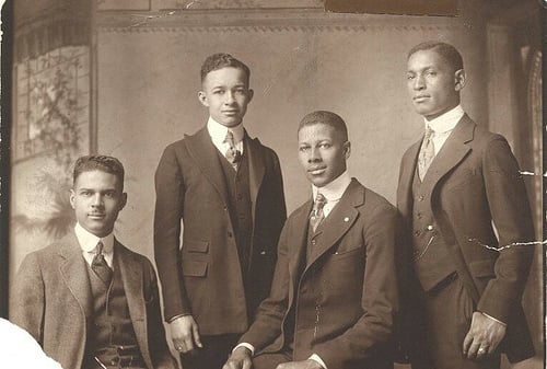 Four African-American students, Class of 1921