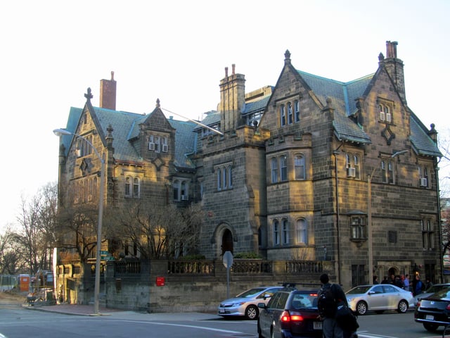 The Castle (built 1915) on Bay State Road