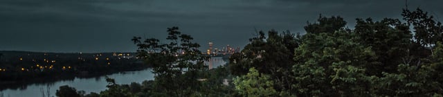 View of downtown Tulsa from Chandler Park