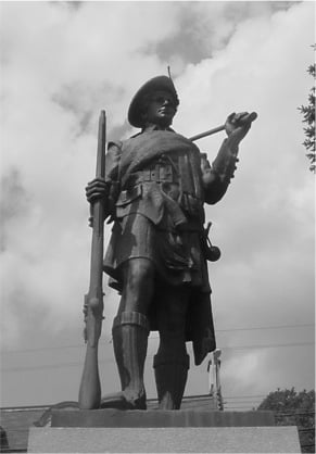 Hector Pioneer by Nova Scotian sculpter John Wilson