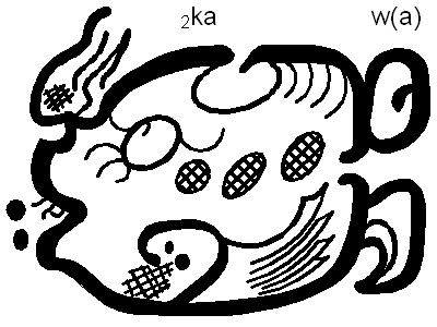 Maya glyph for cacao