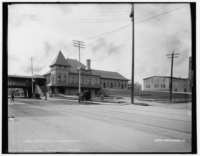 Rockford Station ca. 1890