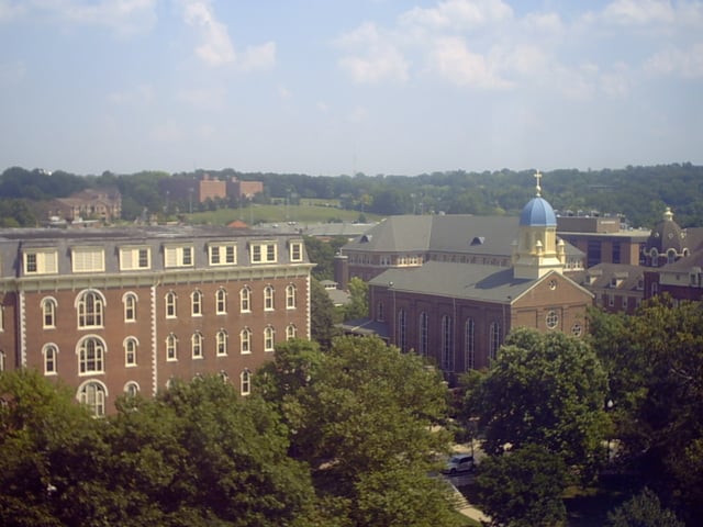 St. Mary's Hall and the Immaculate Conception Chapel at the University of Dayton