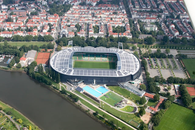 Weser-Stadion is the home ground of Werder Bremen