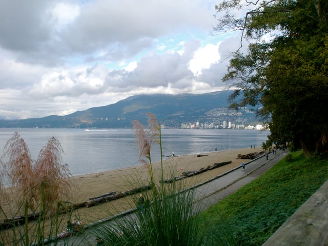 Third Beach is one of many beaches located in Vancouver. Given the city's proximity to the ocean, and mountains, the area is a popular destination for outdoor recreation.