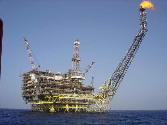 The ENI Oil Bouri DP4 in the Bouri Field