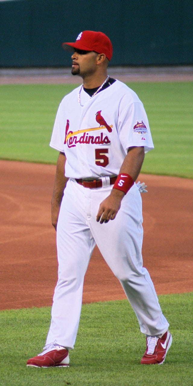 Dominican native and Major League Baseball player Albert Pujols