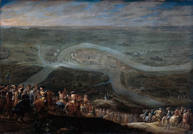 Forces of Louis XIV before Schenkenschanz, 1672