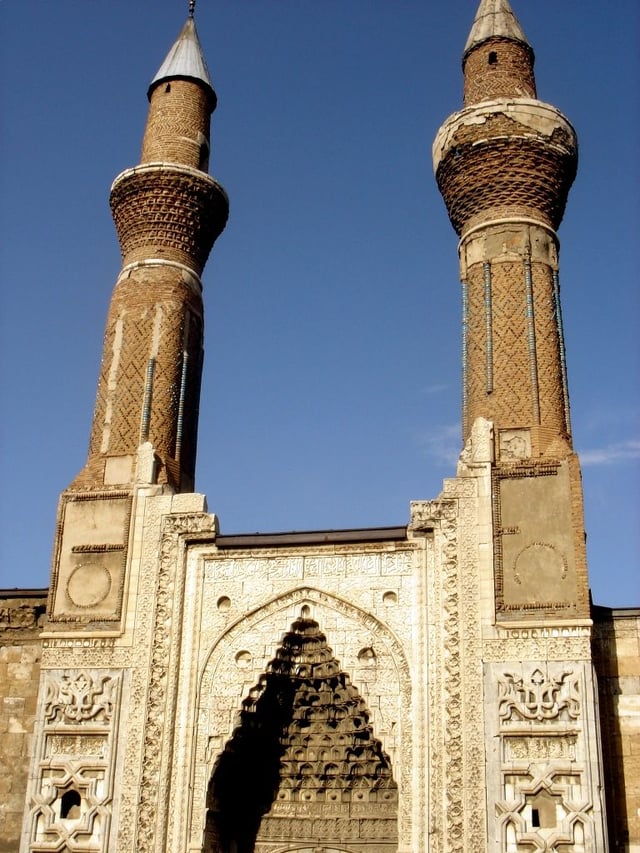 Gök Medrese (Celestial Madrasa) of Sivas, periodic capital of the Sultanate of Rum
