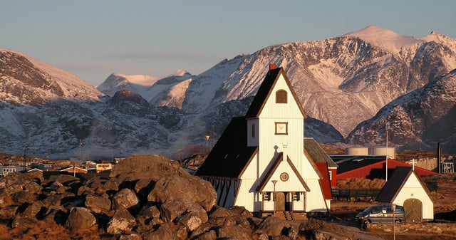 Most Greenlandic villages, including Nanortalik, have their own church.