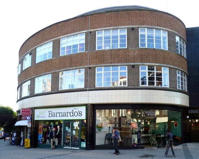 A Barnardo's shop in Muswell Hill, London.