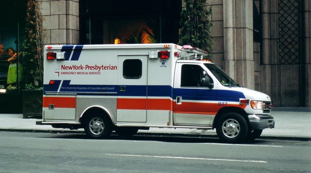 A NYP ambulance