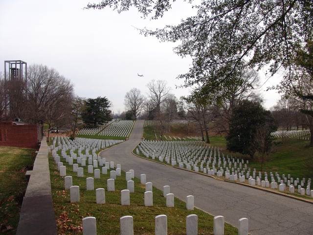 Arlington National Cemetery and the Netherlands Carillon in December 2012