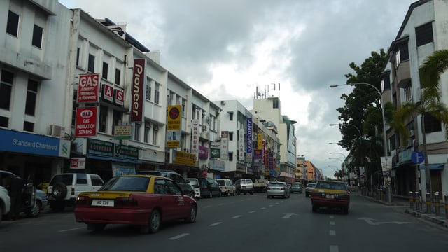 Bintulu downtown in 2011