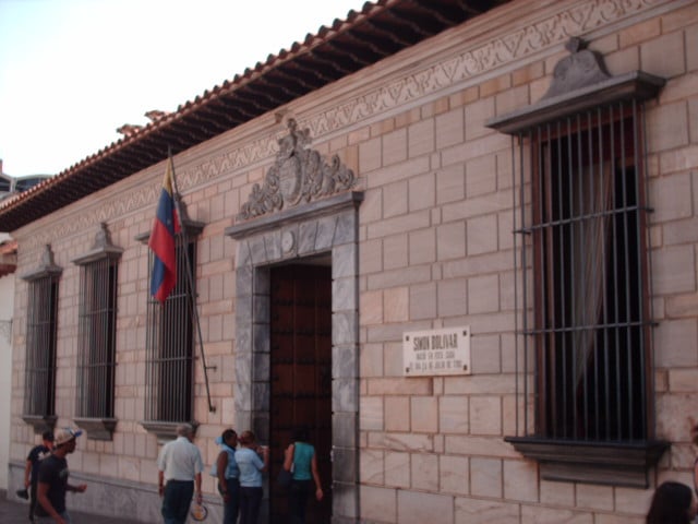 The Birthplace of Simón Bolívar in Caracas, Venezuela (now a museum)