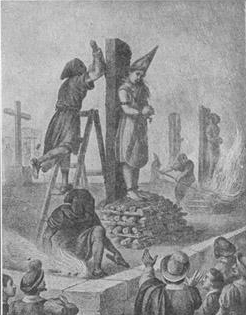 Execution of Mariana de Carabajal (converted Jew), Mexico City, 1601