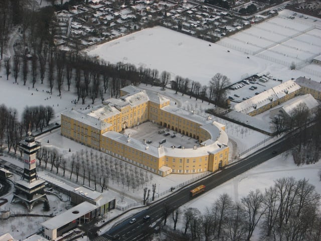 Frederiksberg Palace in the snow