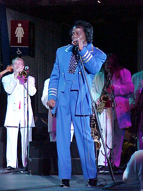 Brown during the NBA All-Star Game jam session, 2001