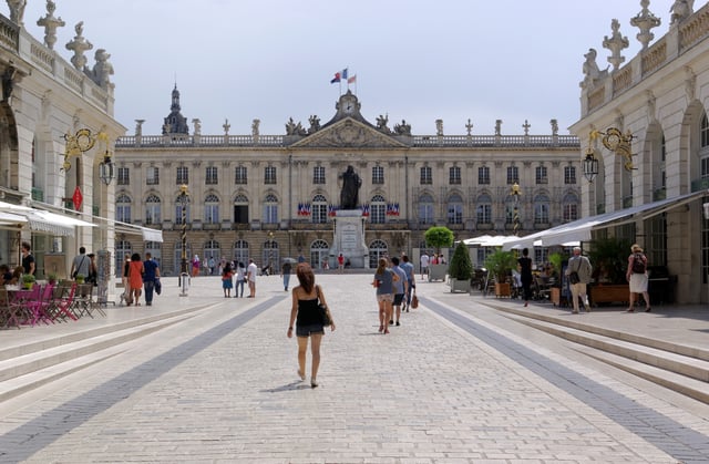 City hall and monument to Stanislaus I of Poland, at Place Stanislas
