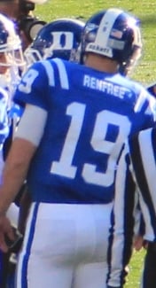 Renfree with Duke in 2012