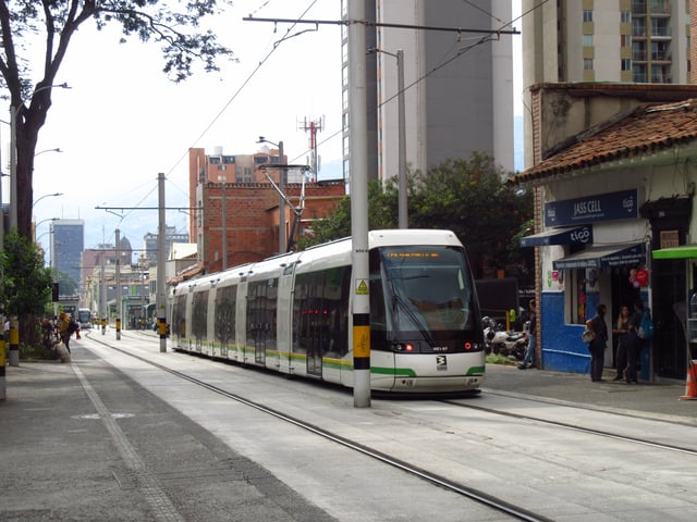 Trams returned in Medellin in 2015 after an absence of 64 years.