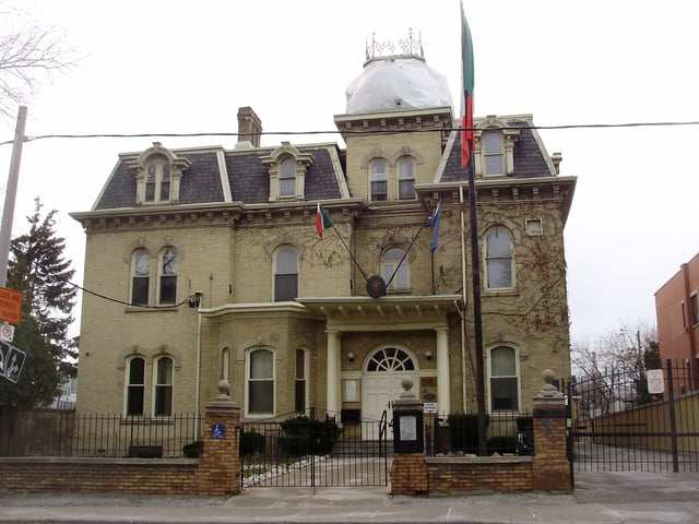 The Italian Consulate on Beverley Street