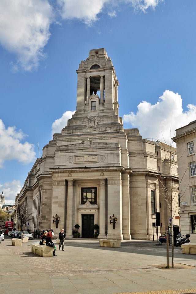 Freemasons Hall, London, home of the United Grand Lodge of England