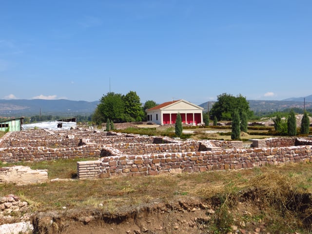 Remains of the luxurious residence palace of Mediana, erected by Constantine I near his birth town of Naissus.