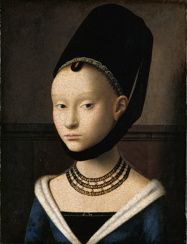 Portrait of a Young Girl, c. 1470, by Petrus Christus