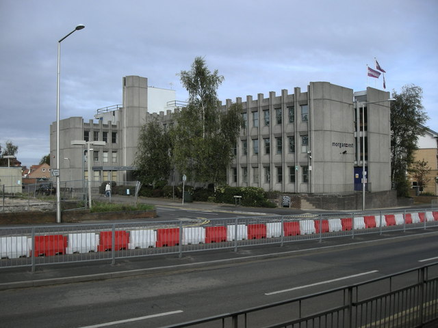 Morgan Sindall Construction HQ on Corporation Street (B4632) in Rugby