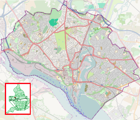 Suburbs of Southampton within the city boundary