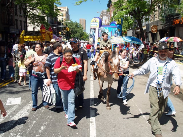 A Loisaida street fair in the summer of 2008.