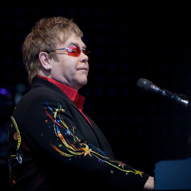 Elton John performs at the Skagerak Arena in Skien, June 2009