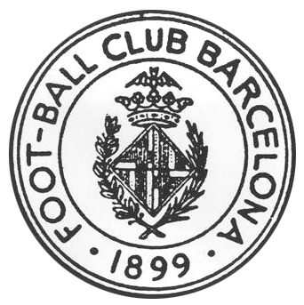 The first crest worn by Barça (1899 to 1910).