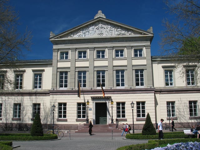 Alte Aula (Great Hall), also Karzer, at Wilhelmsplatz (built in 1835–1837)